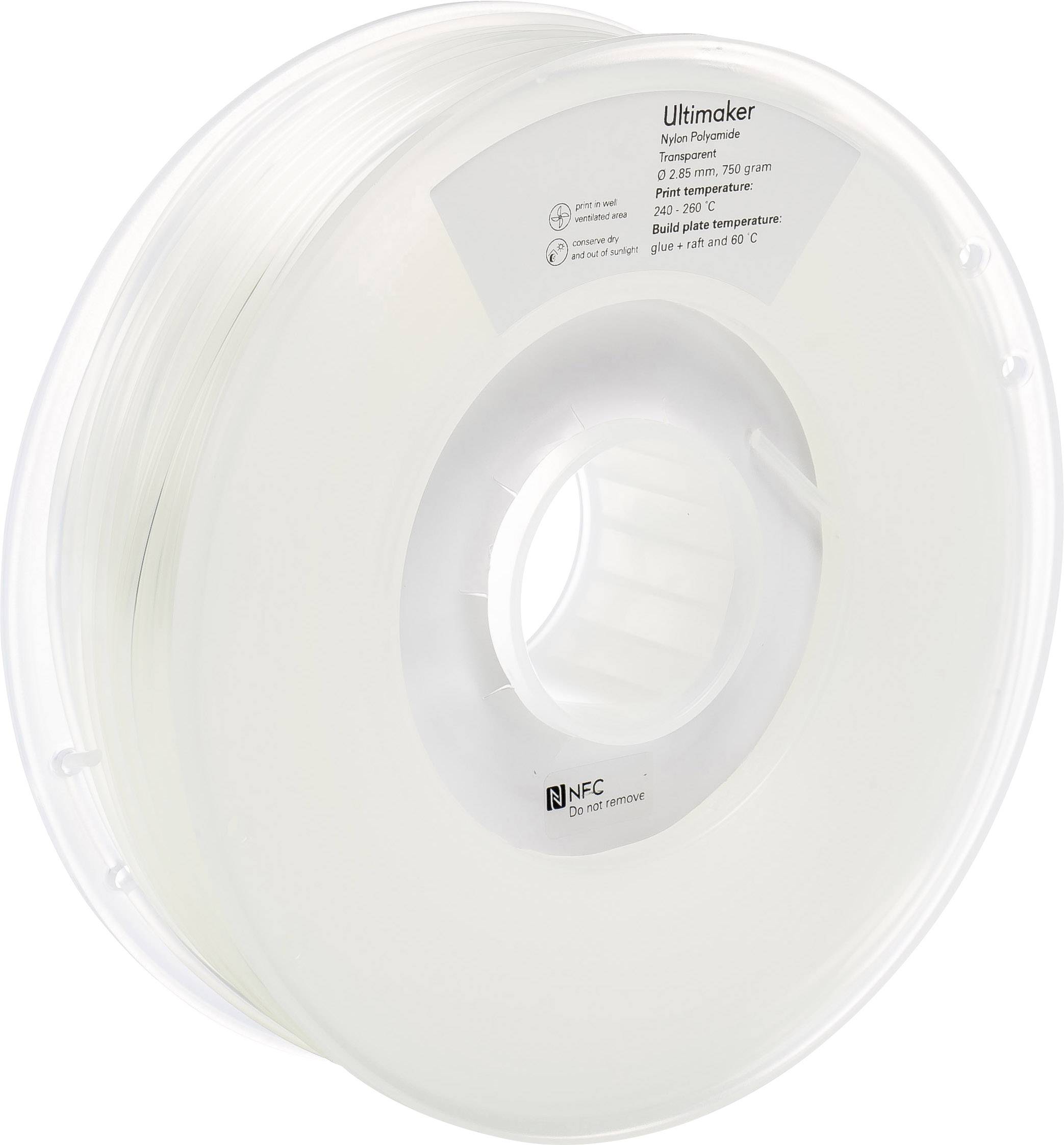 Ultimaker Filament PA (Polyamid) 2.85mm Transparent 750g
