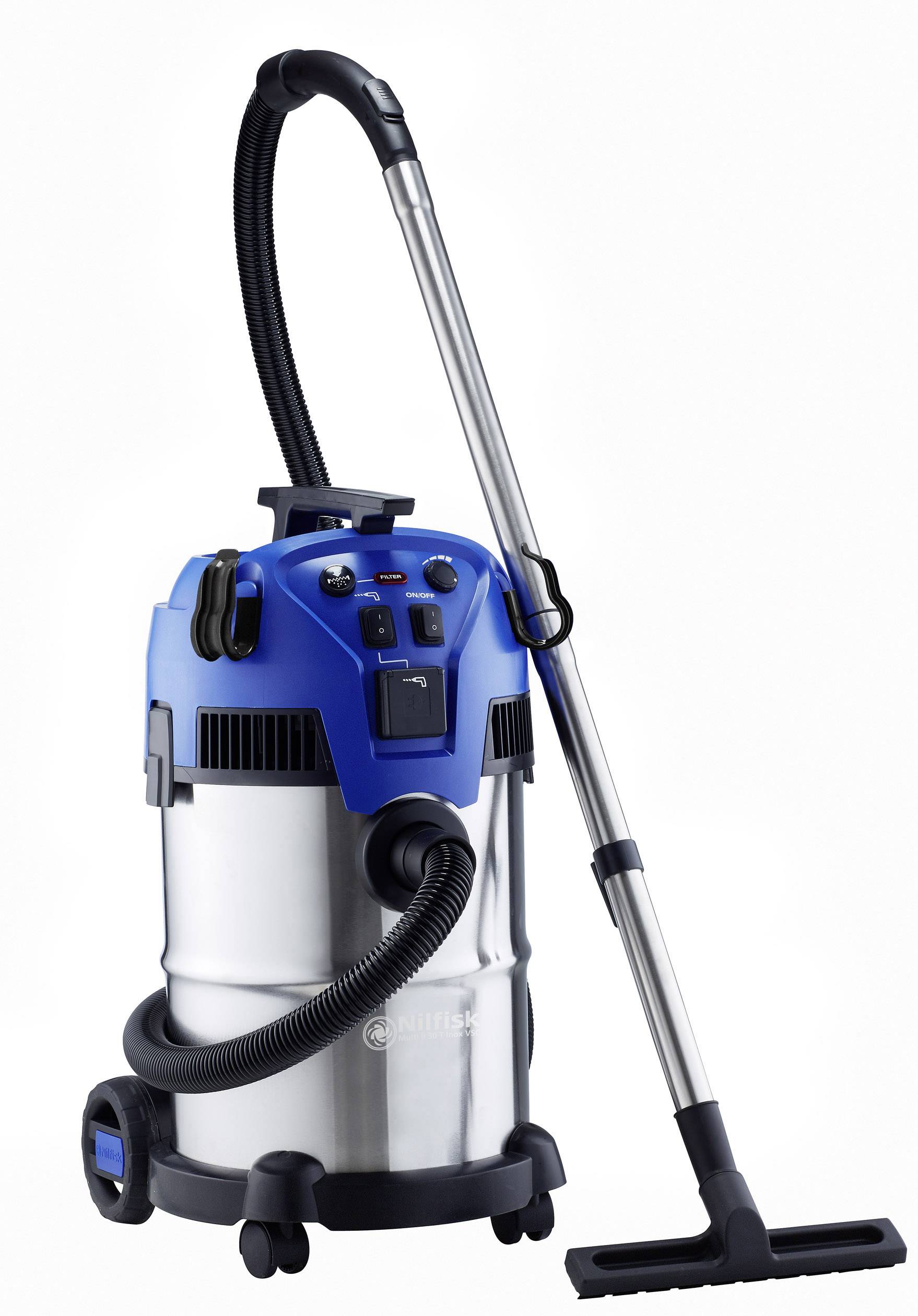 Nilfisk 18451553 Nass-/Trockensauger 1400 W 30 l halbautomatische Filterreinigung