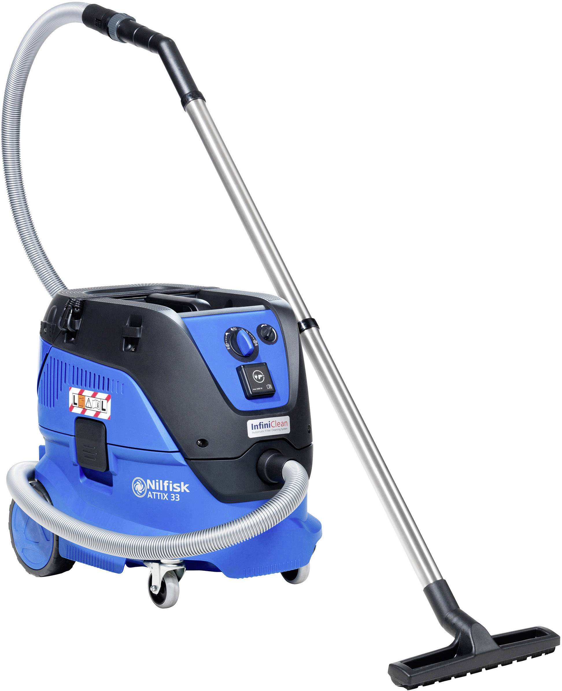 Nilfisk Attix 33-2L IC 107412103 Nass-/Trockensauger 1400W 30l automatische Filterreinigung, Staubklasse L zertifiziert