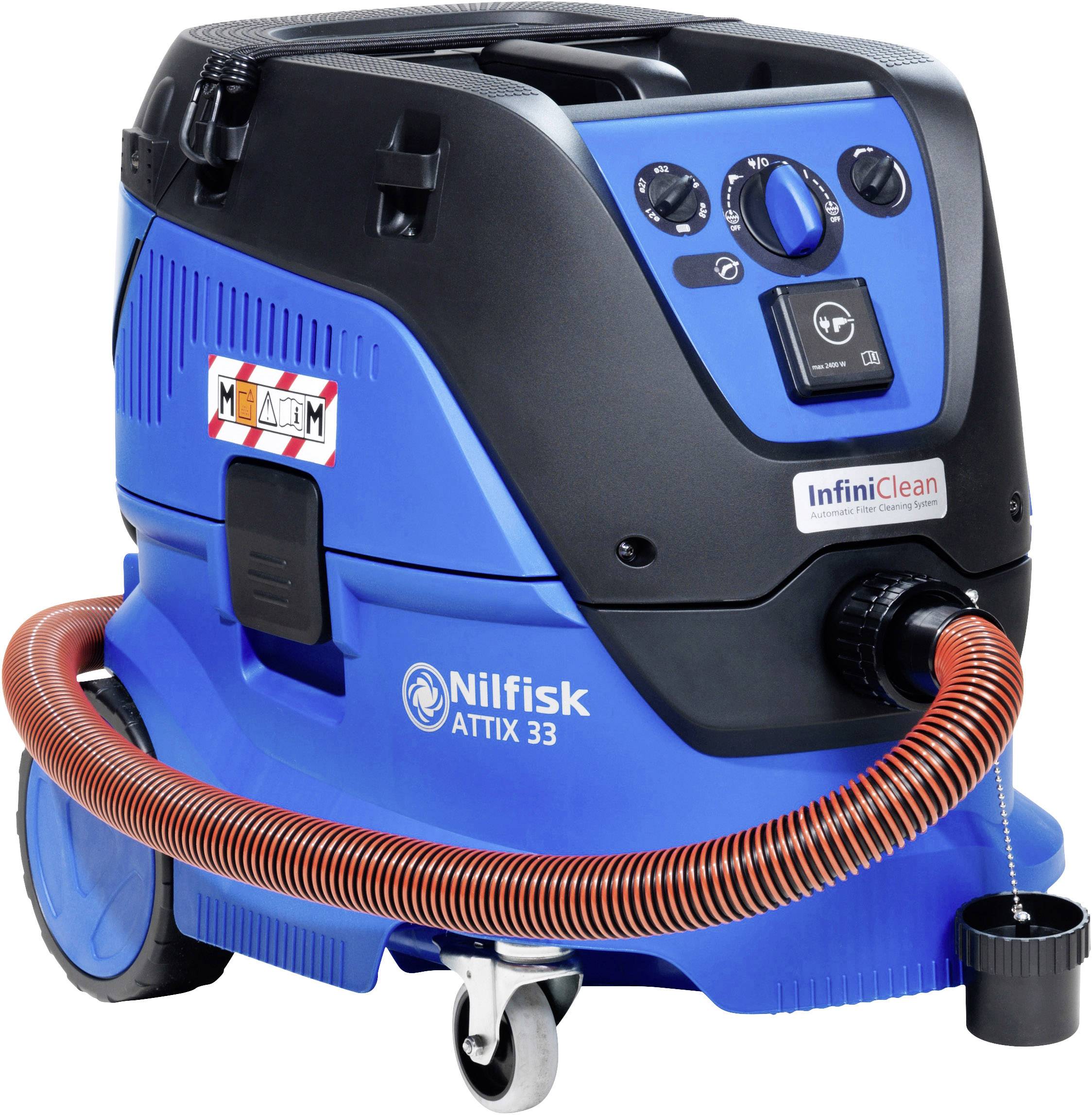 Nilfisk Attix 33-2M IC 107412180 Nass-/Trockensauger 1400W 30l antistatisch, automatische Filterreinigung, Staubklasse