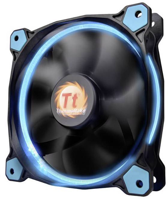 Thermaltake Riing 12 PC-Gehäuse-Lüfter Blau (B x H x T) 120 x 120 x 25 mm inkl. LED-Beleuchtung