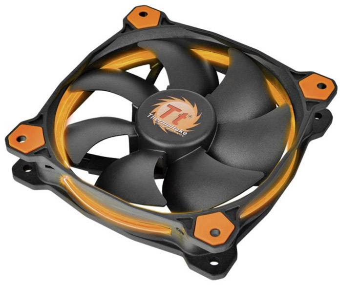 PC- Gehäuselüfter Thermaltake Riing 14 LED - Orange
