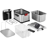 Princess Superior Kaltzonen Fritteuse 3l 3200W mit manueller Temperatureinstellung Edelstahl, Schwarz Princess Superior Kaltzonen Fritteuse 3l 3200W mit manueller Temperatureinstellung Edelstahl, Schwarz