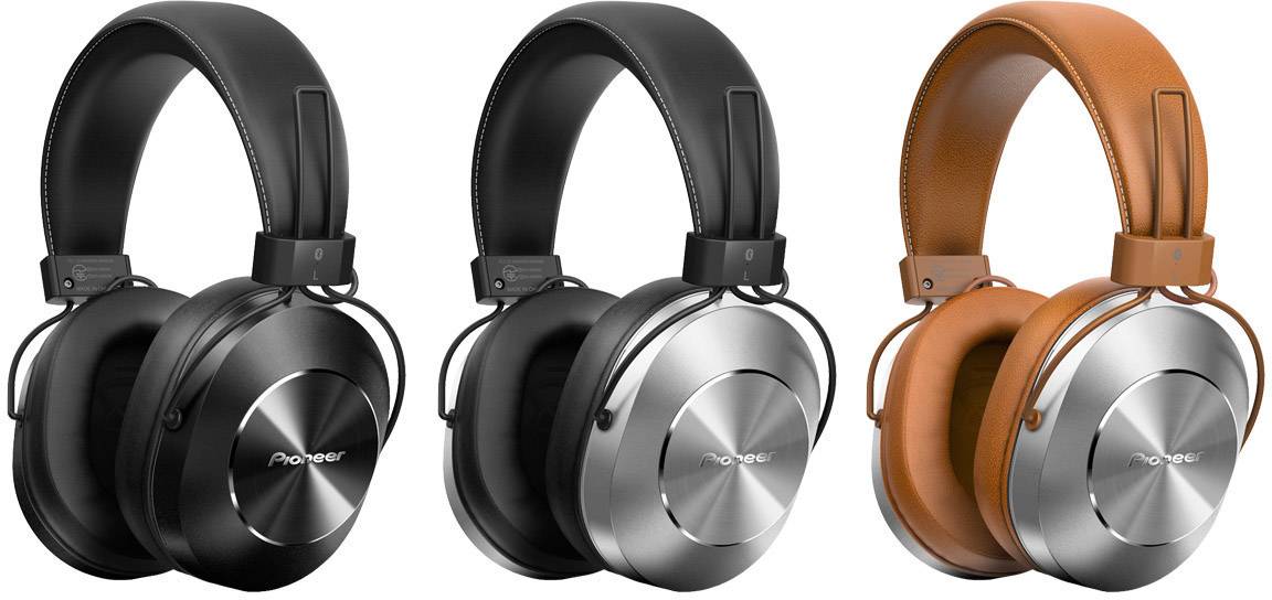 Pioneer SE-MS7BT-K Bluetooth® HiFi Over Ear Kopfhörer Over Ear NFC, Lautstärkeregelung, Headset Schwarz