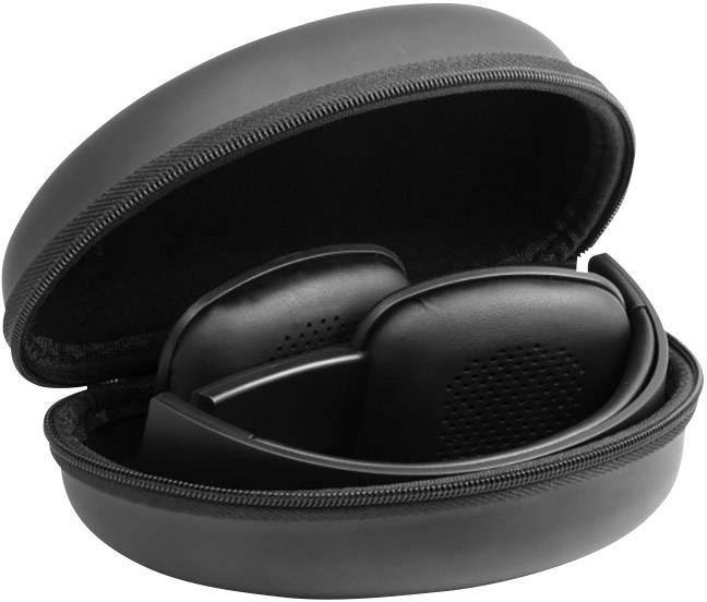 Technaxx BT-X27 Bluetooth®, kabelgebunden HiFi Kopfhörer Over Ear Faltbar, FM-Radio Schwarz