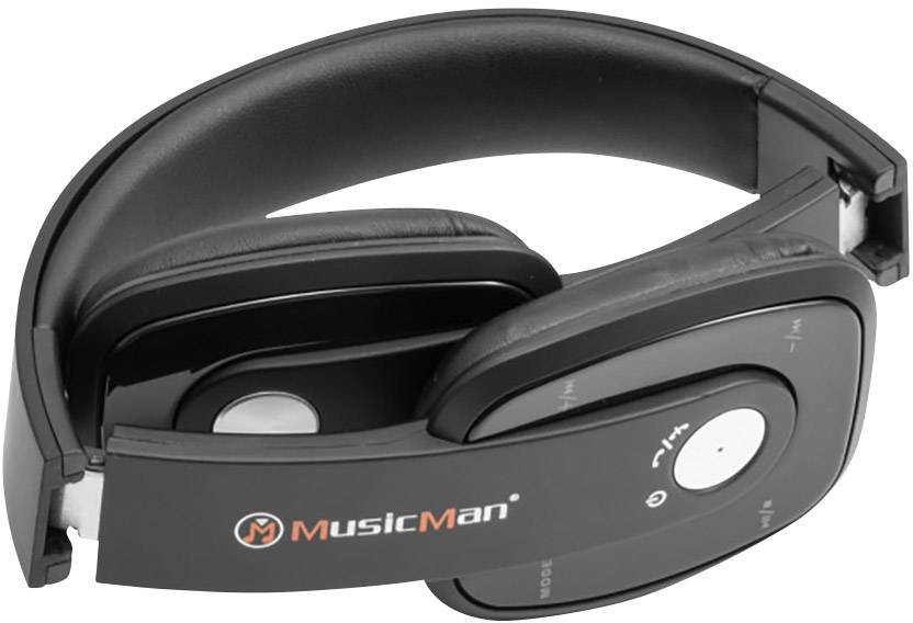 Technaxx BT-X27 Bluetooth®, kabelgebunden HiFi Kopfhörer Over Ear Faltbar, FM-Radio Schwarz