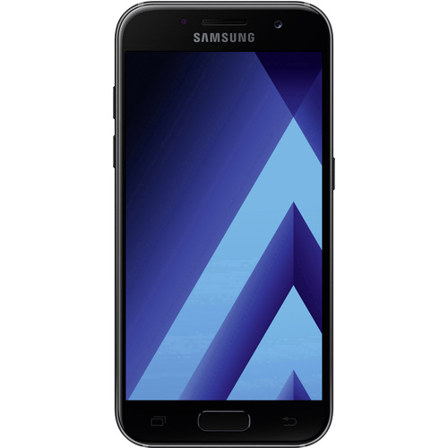 Samsung Galaxy A3 (2017) Smartphone 16 GB 11.9 cm (4.7 Zoll) Schwarz Android™ 6.0 Marshmallow Single-SIM