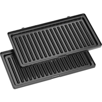 Clatronic ST/WA 3670 Waffeleisen mit wechselbaren Platten Schwarz, Edelstahl Clatronic ST/WA 3670 Waffeleisen mit wechselbaren Platten Schwarz, Edelstahl