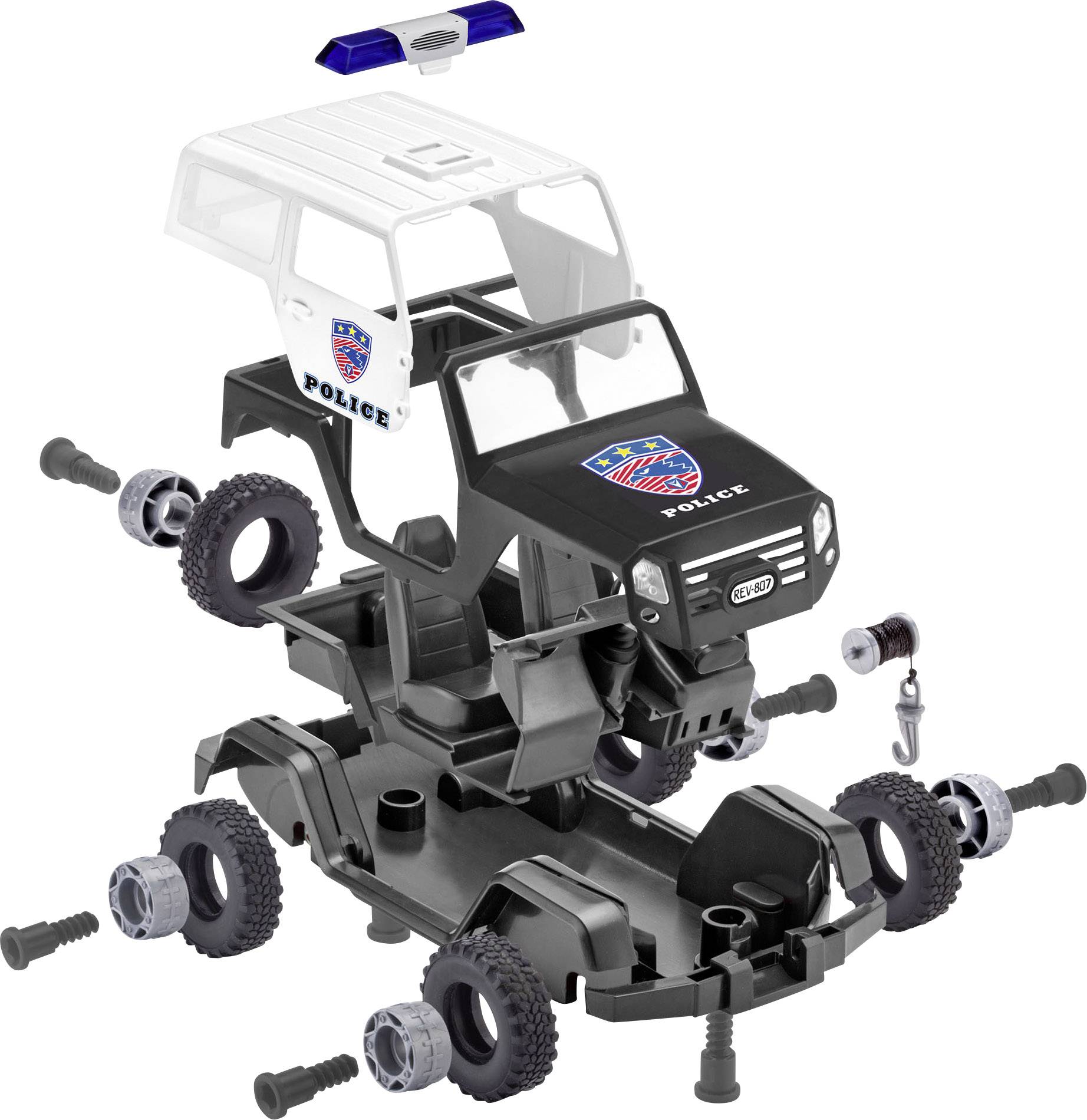 Revell 00807 Offroad Vehicle polis Automodell Bausatz 1:20