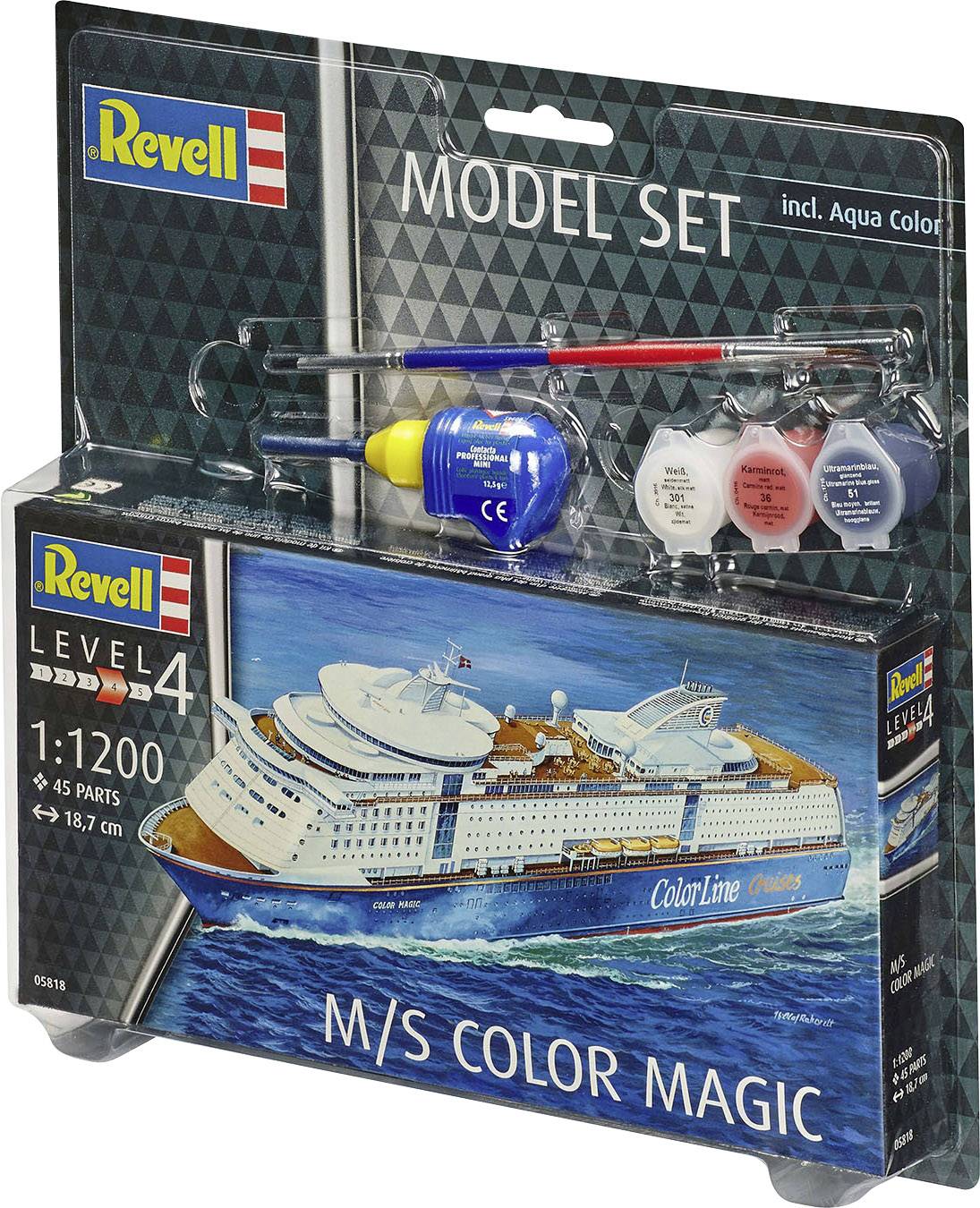 Revell 65818 M/S Color Magic Schiffsmodell Bausatz 1:1200