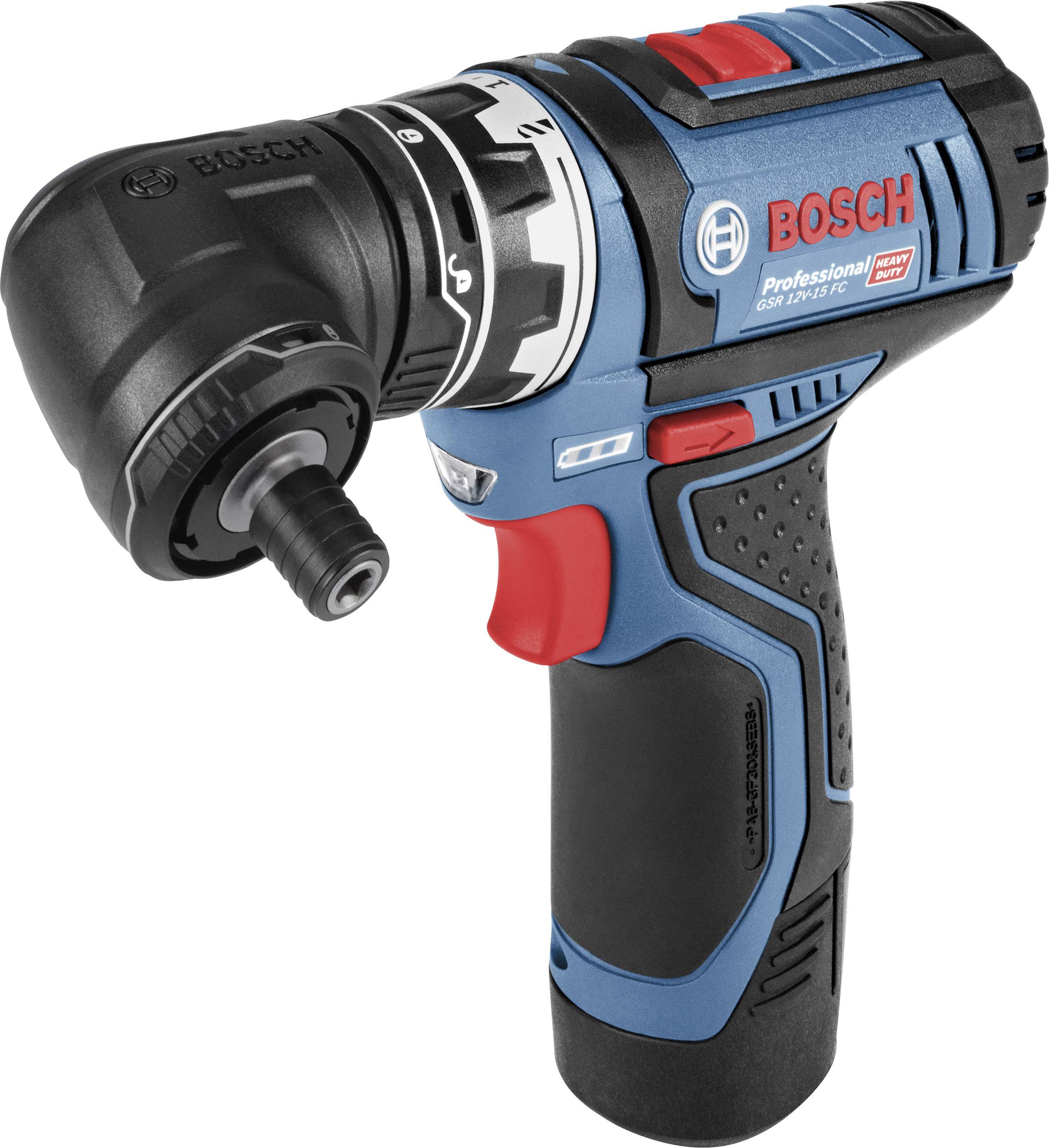 Bosch Professional GSR 12V-15 FlexiClick 06019F6000 Akku-Bohrschrauber 12 V 2 Ah Li-Ion inkl. 2. Ak