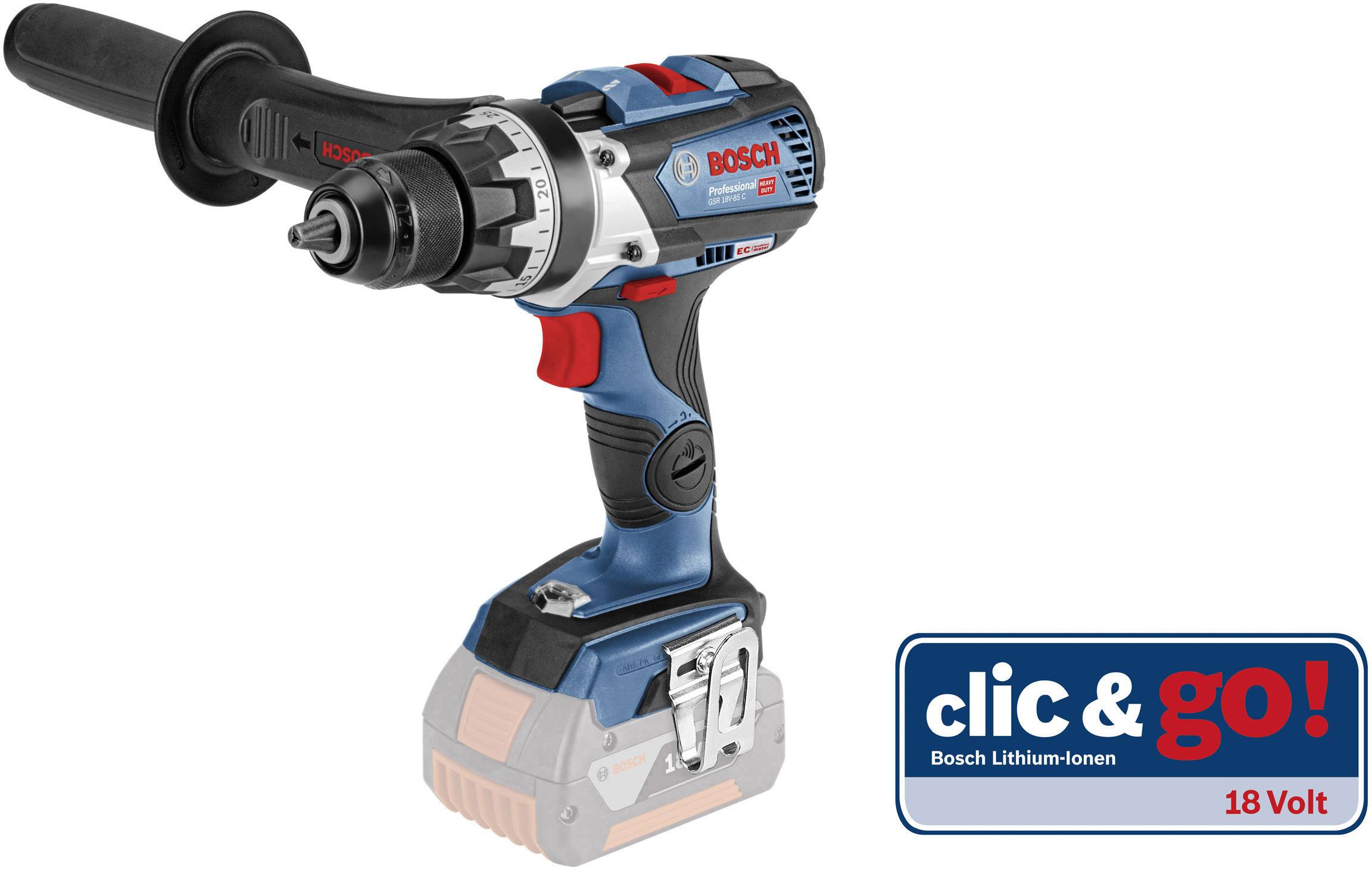 Bosch Professional GSR 18V-85 C 06019G0102 Akku-Bohrschrauber 06019G0102 GSR 18V-85 C 18 V Li-Ion o