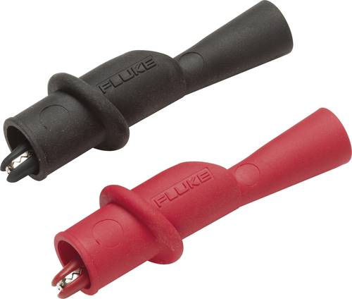 AC175 Sicherheits-Abgreifklemmen-Set Buchse 2mm CAT IV 600 V, CAT III 1000V Rot, Schwarz