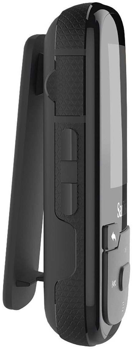 SanDisk MP3-Player 16GB Schwarz Befestigungsclip, Bluetooth®, Wasserdicht