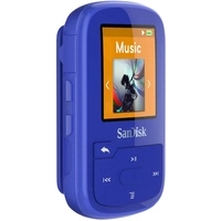 SanDisk MP3-Player 16GB Blau Befestigungsclip, Bluetooth®, Wasserdicht SanDisk MP3-Player 16GB Blau Befestigungsclip, Bluetooth®, Wasserdicht