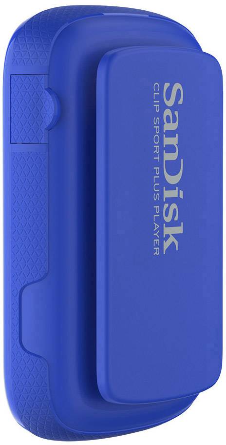 SanDisk MP3-Player 16GB Blau Befestigungsclip, Bluetooth®, Wasserdicht