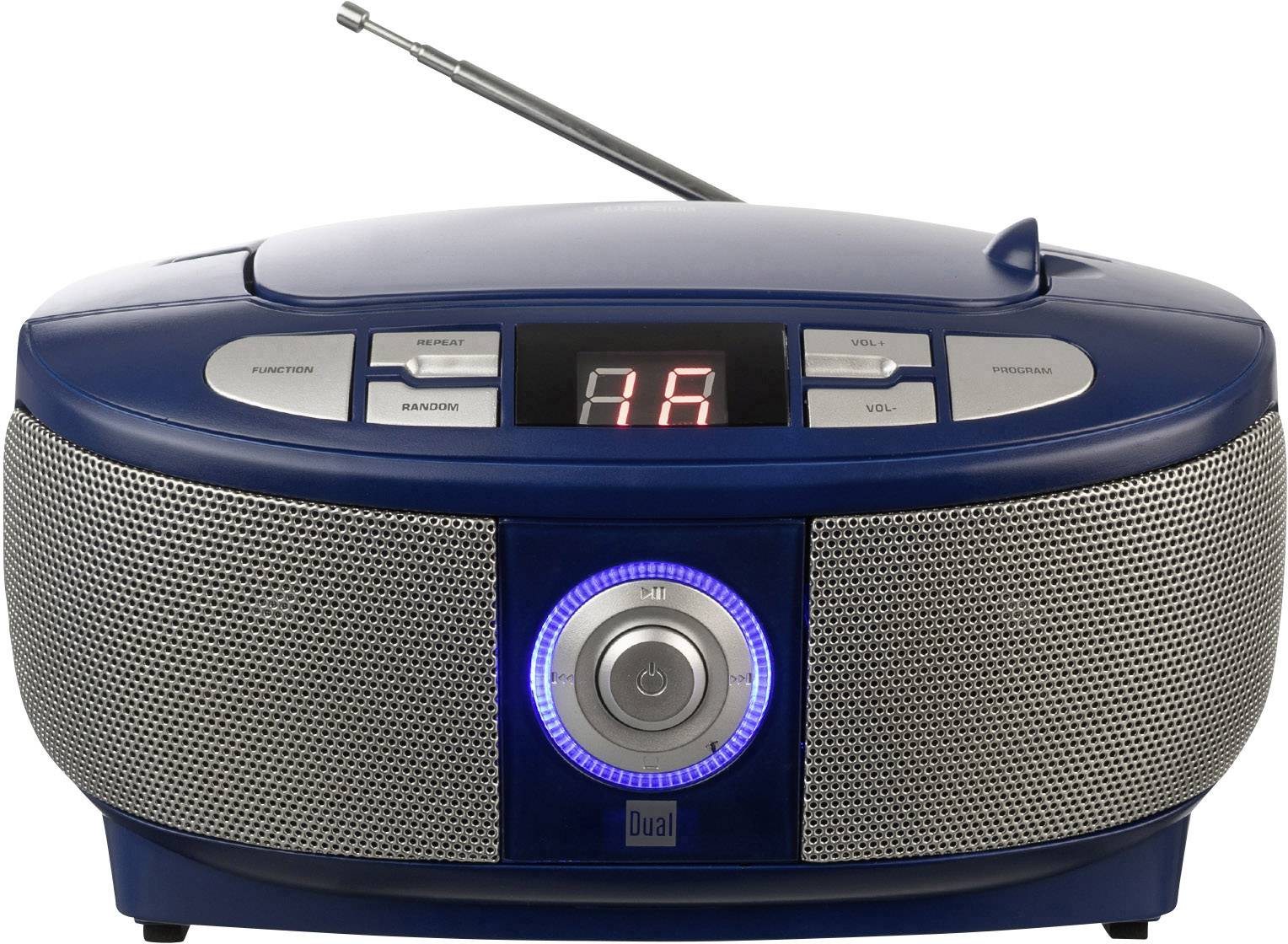 Dual P 49-1 CD-Radio UKW CD Blau
