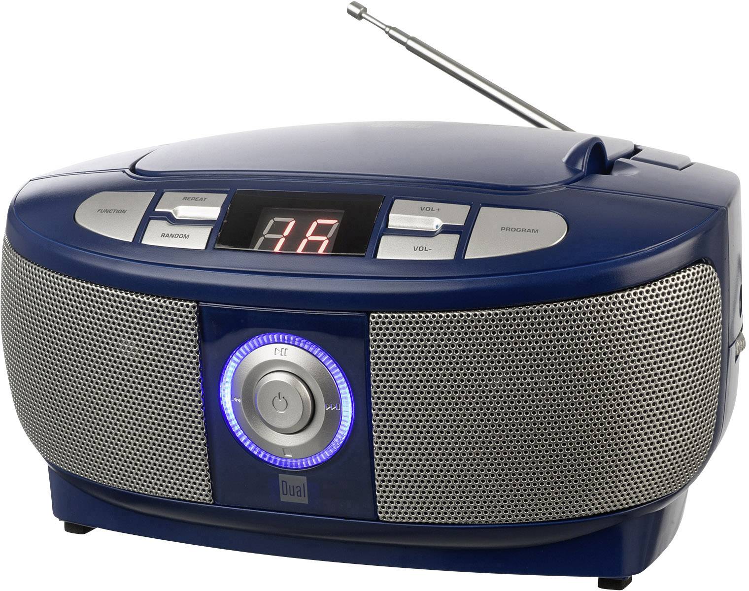 Dual P 49-1 CD-Radio UKW CD Blau