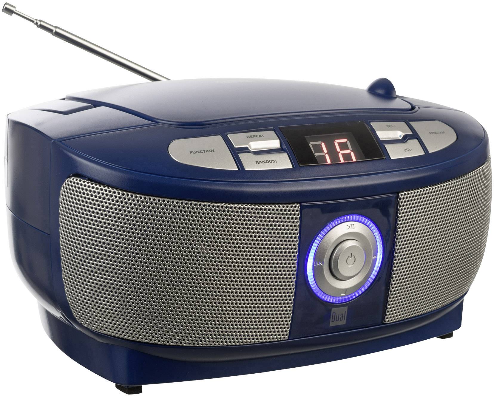 Dual P 49-1 CD-Radio UKW CD Blau