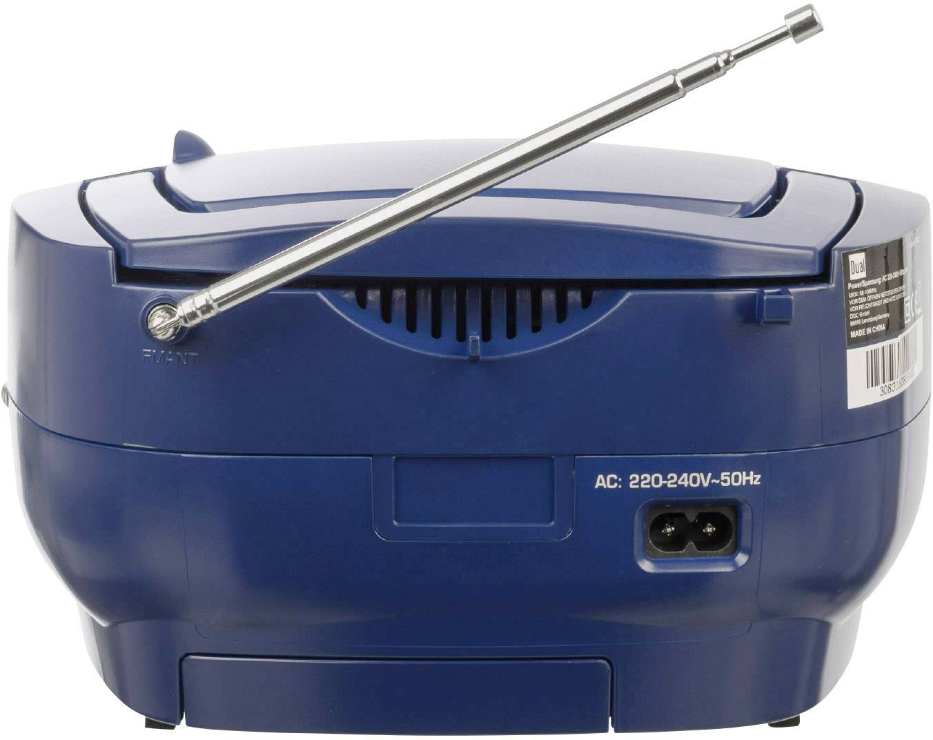 Dual P 49-1 CD-Radio UKW CD Blau
