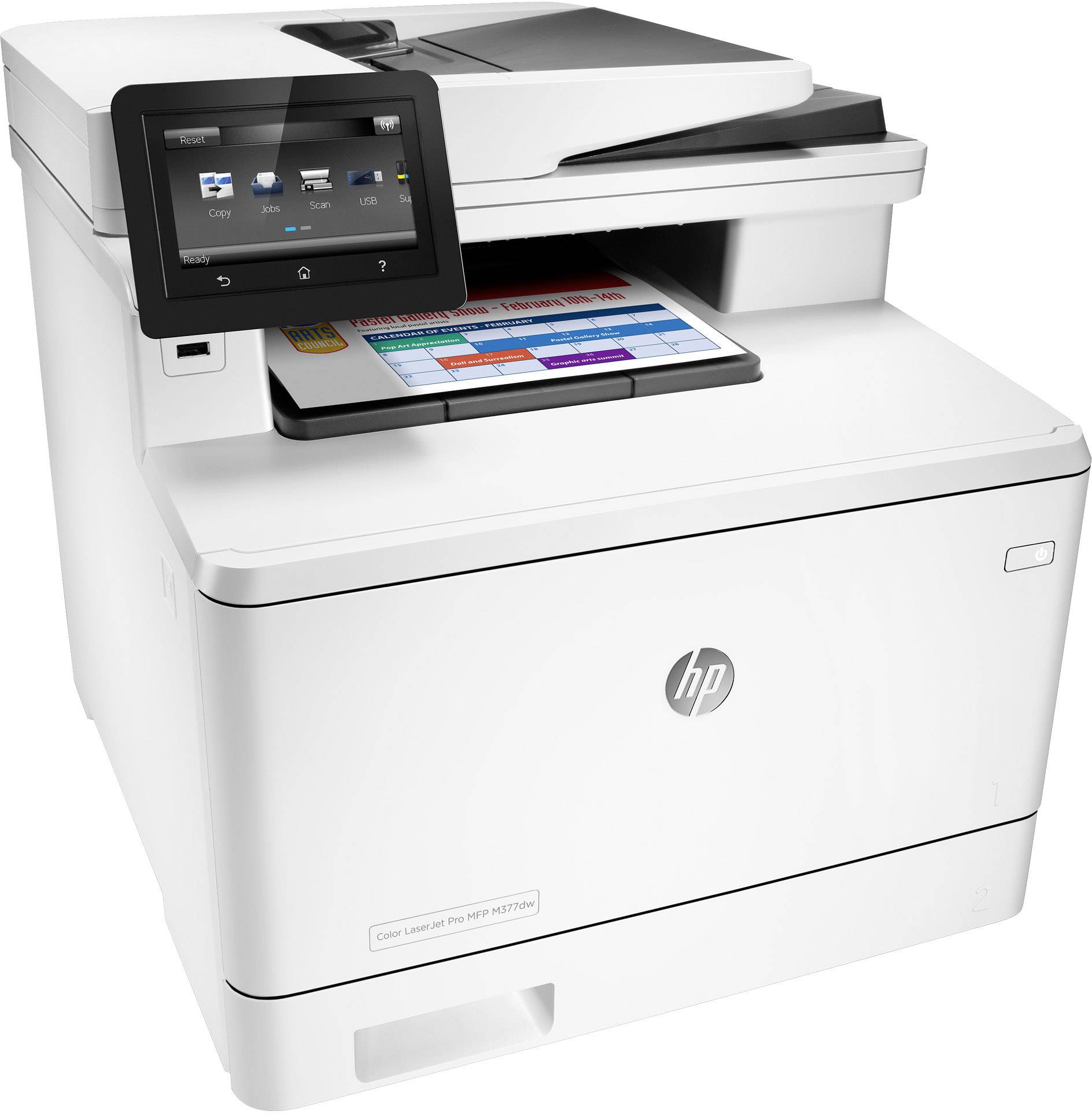 HP Color LaserJet Pro MFP M377dw Multifunktionsdrucker Laser Farbe A4 Drucker, Scanner, Kopierer LAN, WLAN, Duplex, ADF