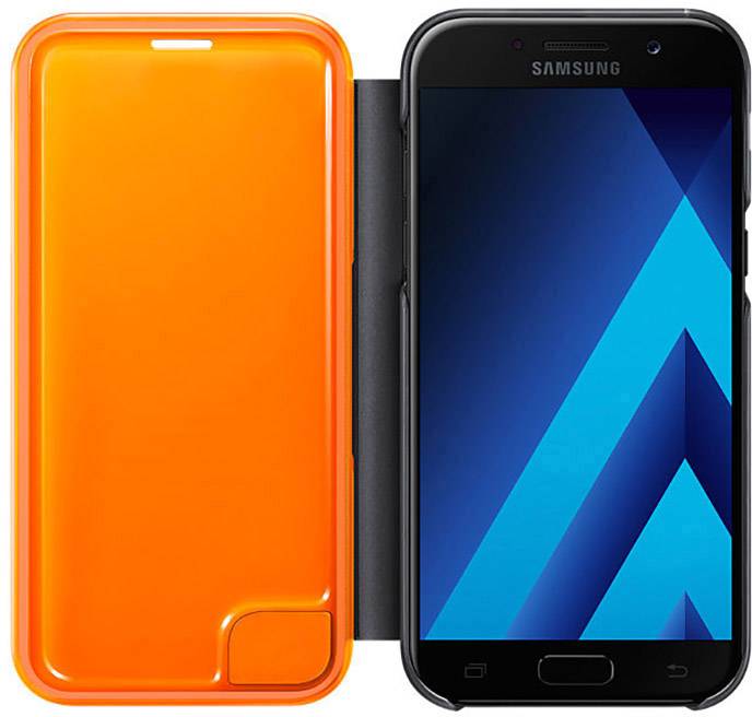 Samsung Neon Flip Cover EF-FA520 Flip Cover Samsung Galaxy A5 (2017) Schwarz
