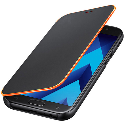 Samsung Neon Flip Cover EF-FA520 Flip Cover Galaxy A5 (2017) Schwarz