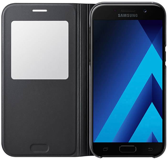 Samsung S View Standing Cover EF-CA520 Flip Cover Galaxy A5 (2017) Schwarz