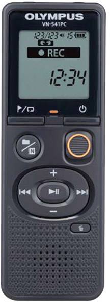 Olympus VN-541PC Digitales Diktiergerät Aufzeichnungsdauer (max.) 2080 h Schwarz Geräuschunterdrückung