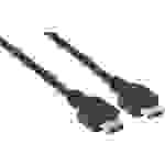Câble de raccordement Manhattan HDMI Fiche mâle HDMI-A, Fiche mâle HDMI-A 10.00 m noir 353977 certifié UL, HDMI ultra-HD