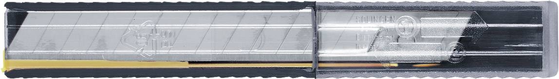 Ein silbernes Cuttermesser mit ausgefahrener Klinge, bereit zum Schneiden.