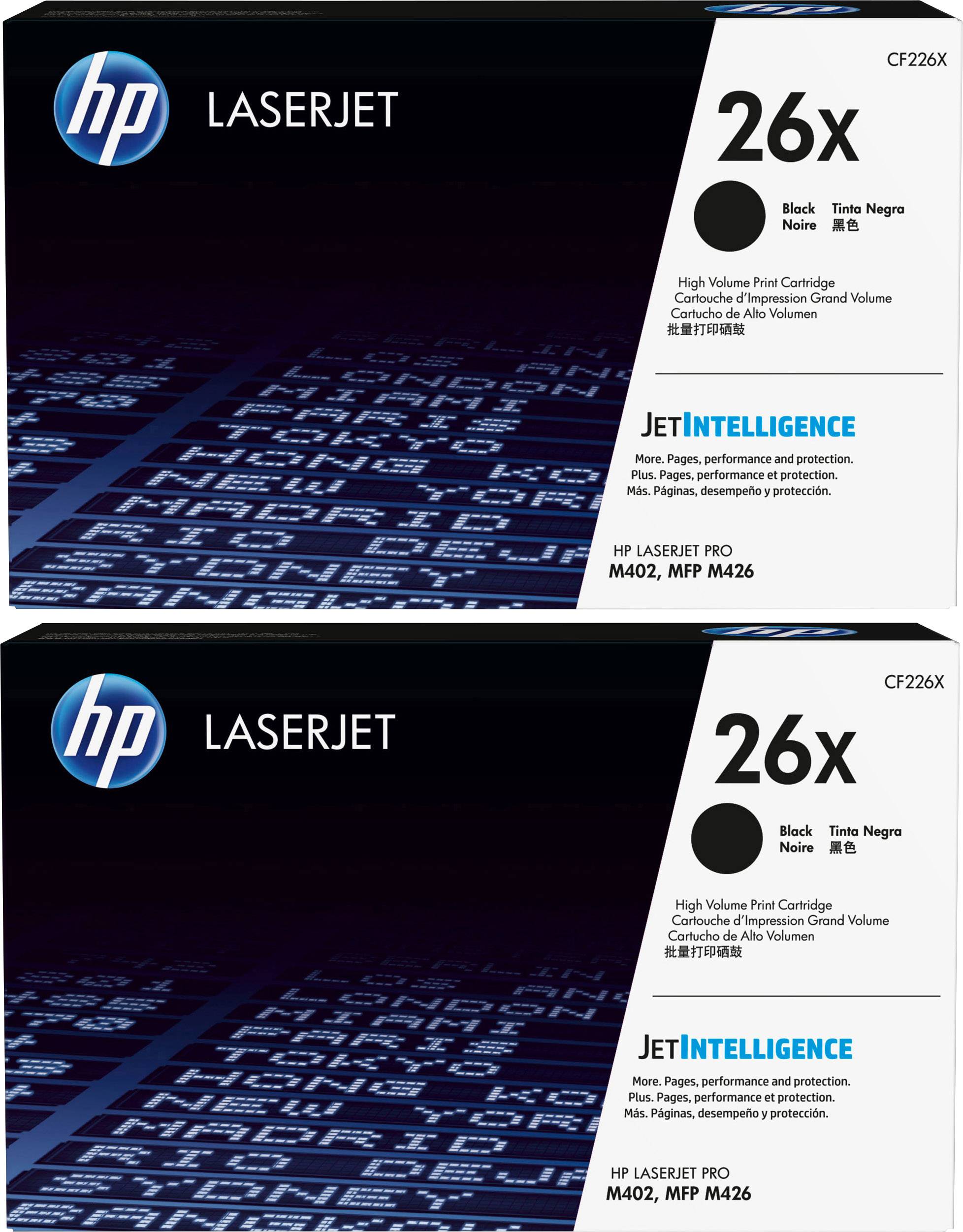 HP Toner 26XD Original 2er-Pack Schwarz 9000 Seiten CF226XD