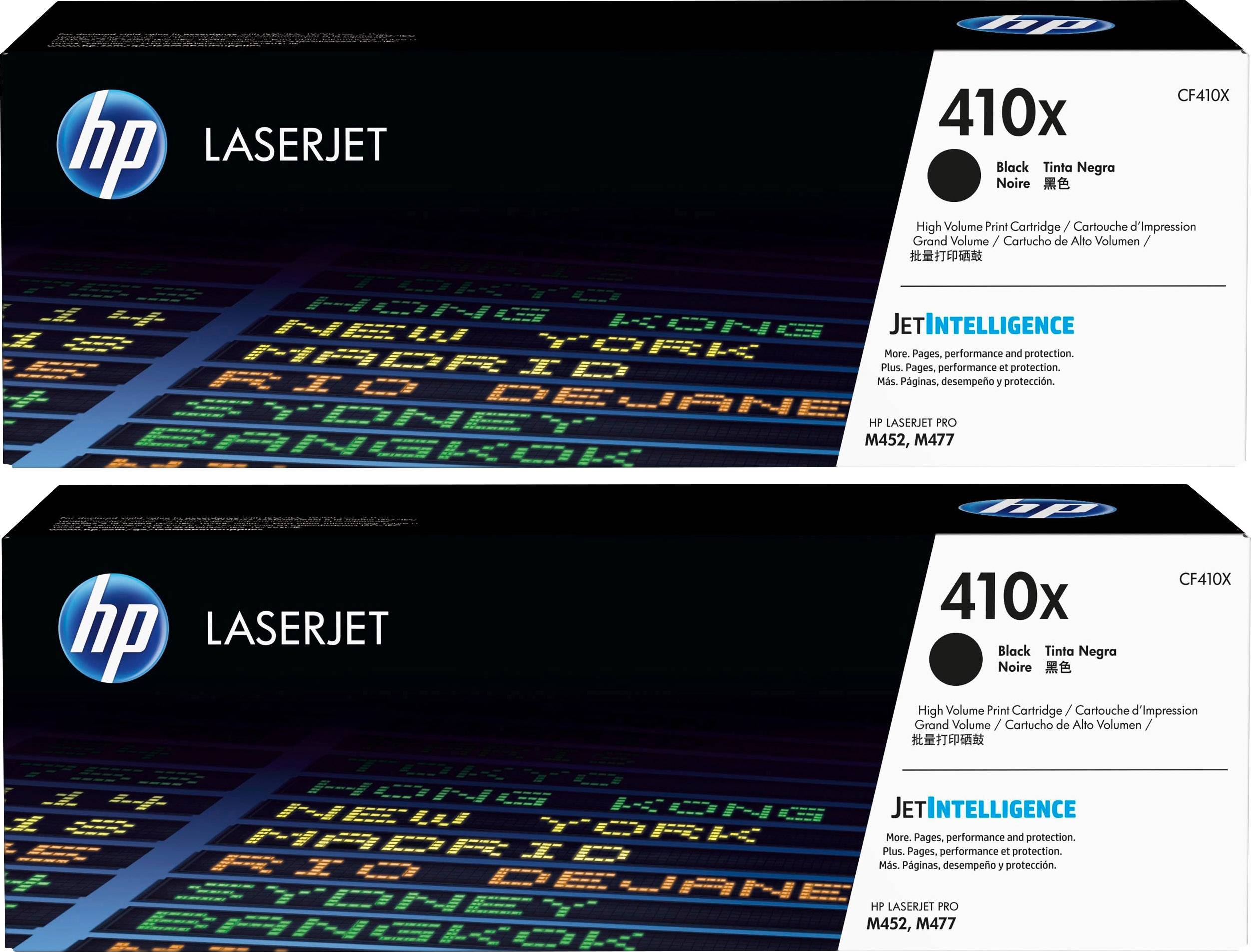 HP Toner 410XD Original 2er-Pack Schwarz 6500 Seiten CF410XD