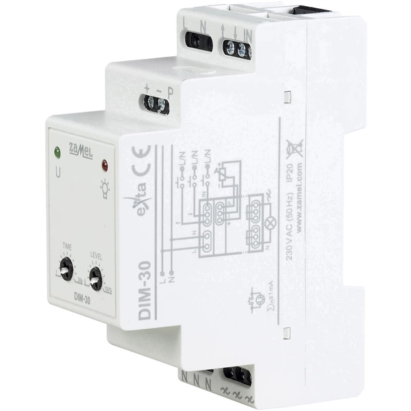 Zamel EXT10000228 Hutschienen Dimmer Geeignet für Leuchtmittel: LED-Lampe, Leuchtstofflampe, Halogenlampe, Glühlampe Zamel EXT10000228 Hutschienen Dimmer Geeignet für Leuchtmittel: LED-Lampe, Leuchtstofflampe, Halogenlampe, Glühlampe