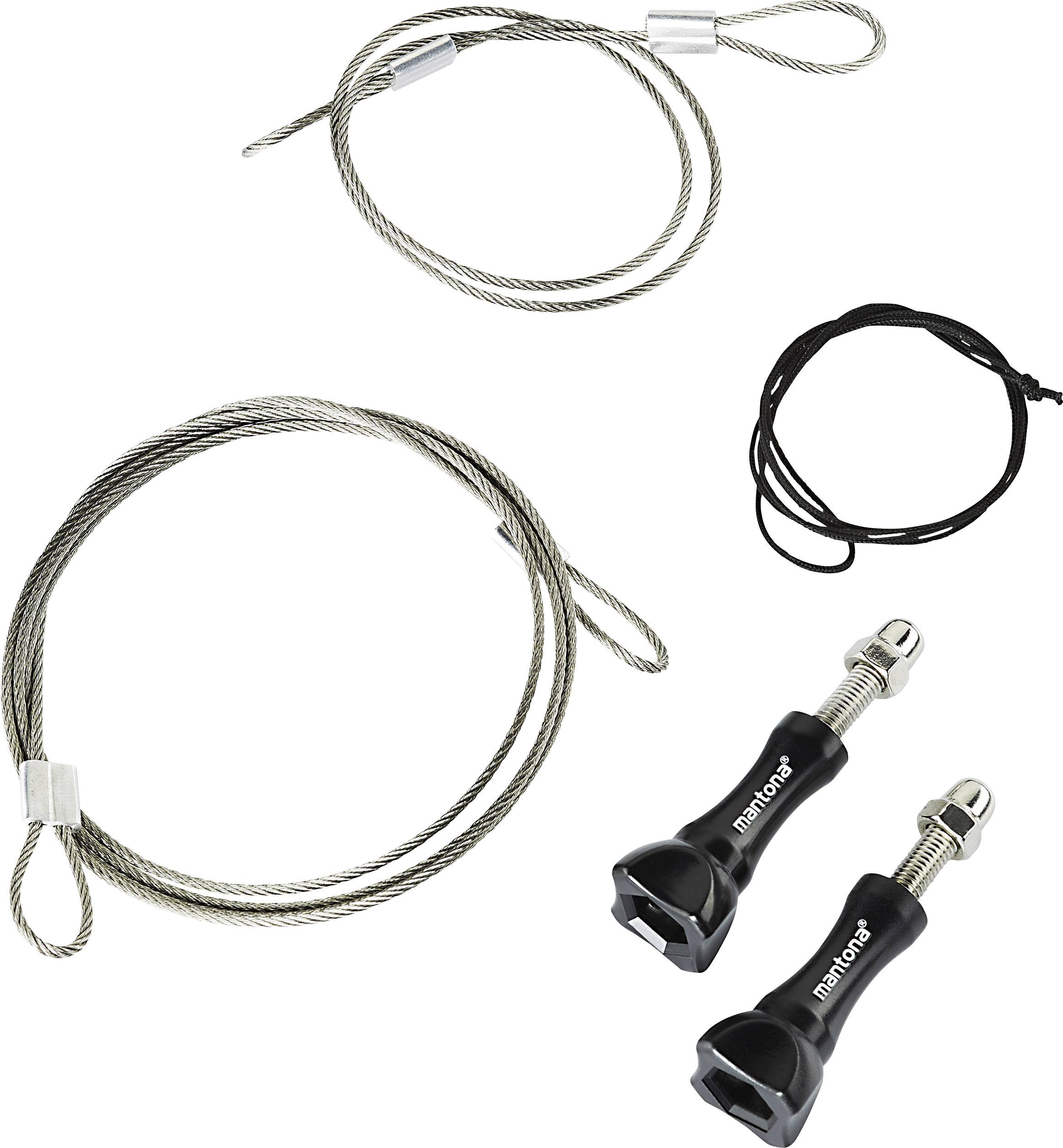 Mantona Sicherungsleinen Set Actioncams, GoPro