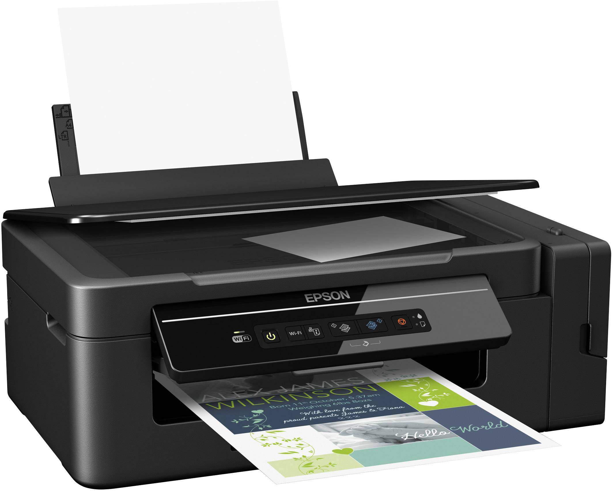 Epson EcoTank ET-2600 Tintenstrahl-Multifunktionsdrucker A4 Drucker, Scanner, Kopierer WLAN, Tintentank-System