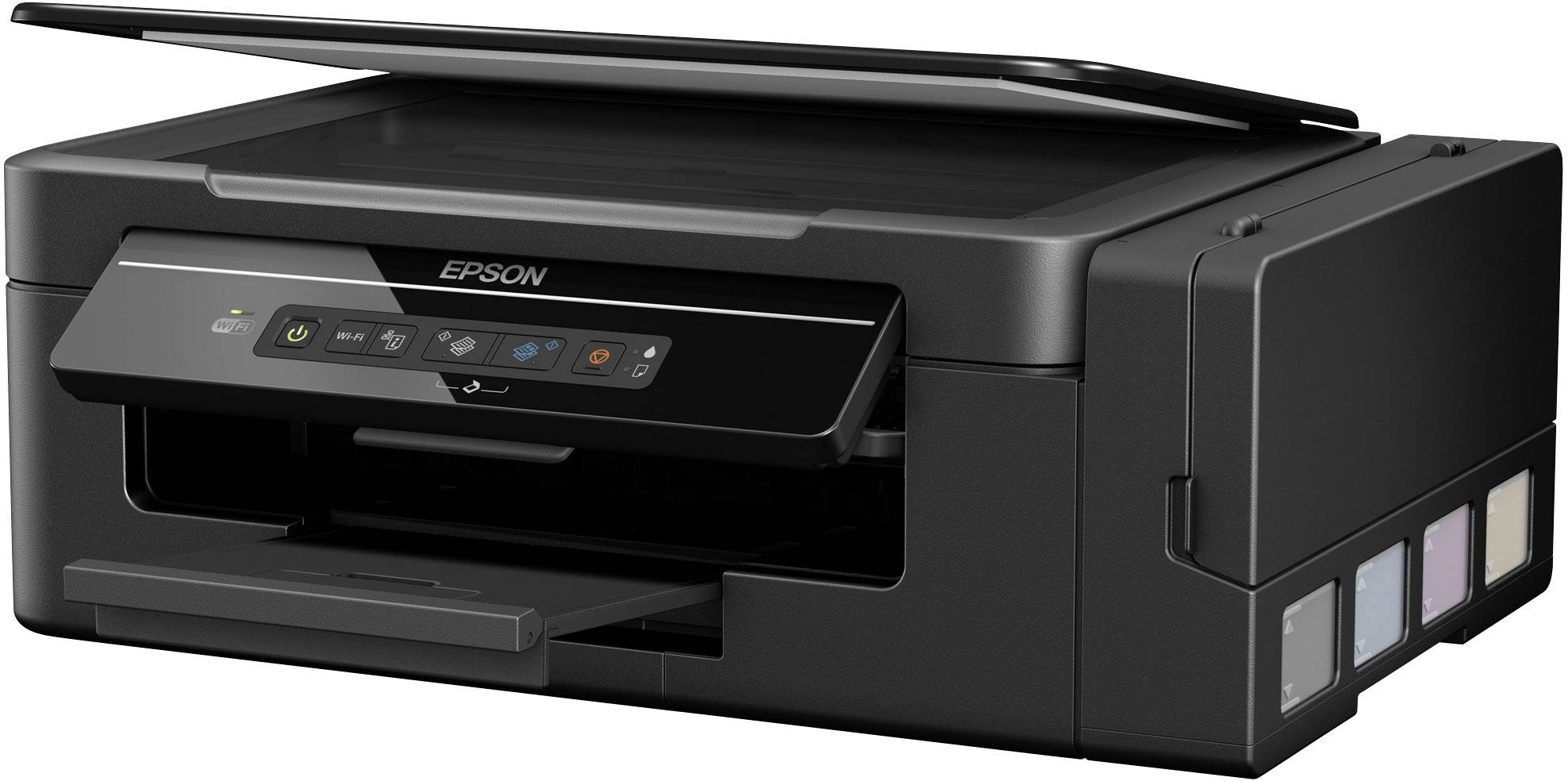 Epson EcoTank ET-2600 Tintenstrahl-Multifunktionsdrucker A4 Drucker, Scanner, Kopierer WLAN, Tintentank-System