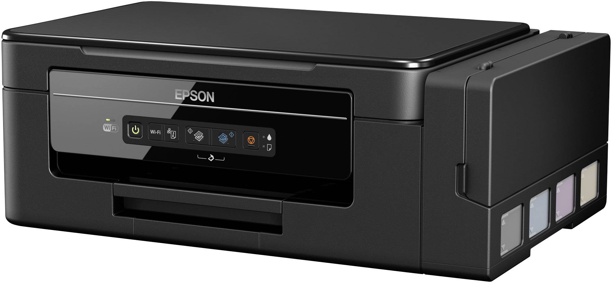 Epson EcoTank ET-2600 Tintenstrahl-Multifunktionsdrucker A4 Drucker, Scanner, Kopierer WLAN, Tintentank-System