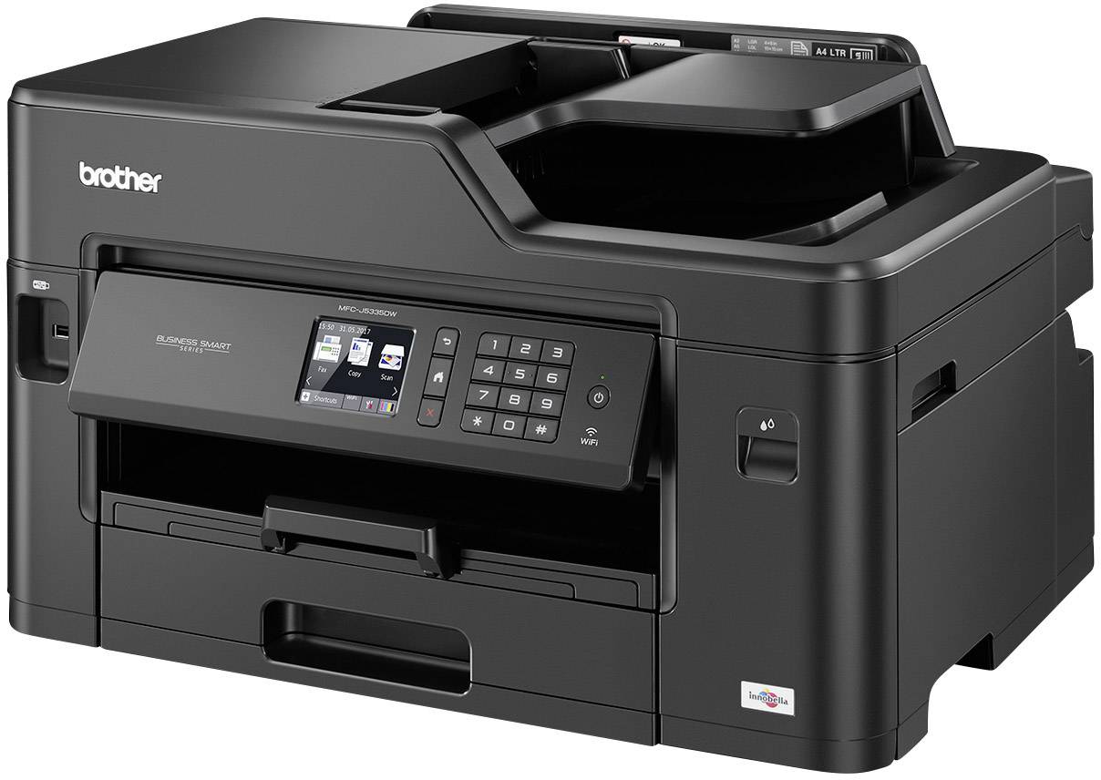 Brother MFC-J5335DW Farb Tintenstrahl Multifunktionsdrucker A4 Drucker, Scanner, Kopierer, Fax LAN, WLAN, Duplex, ADF