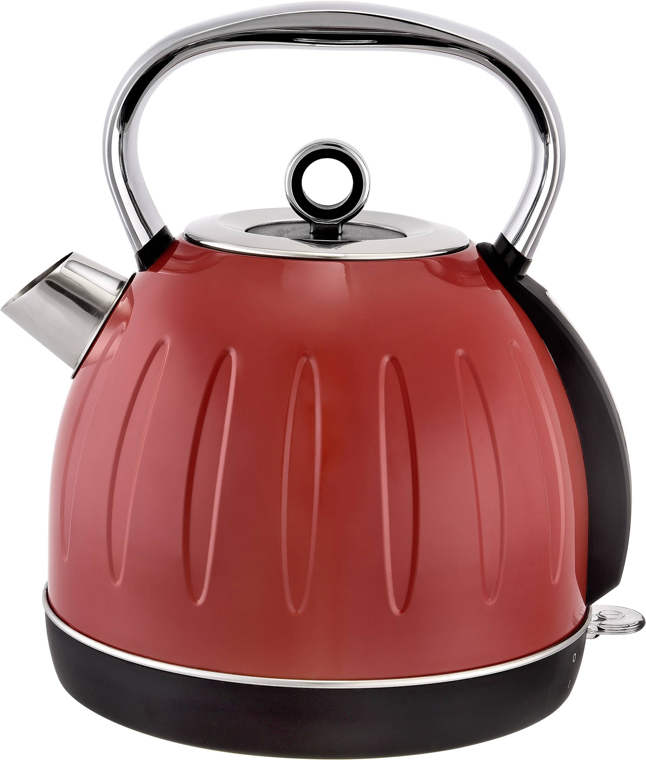 TKG Team Kalorik TKG JK 2500 R Retro Wasserkocher Rot
