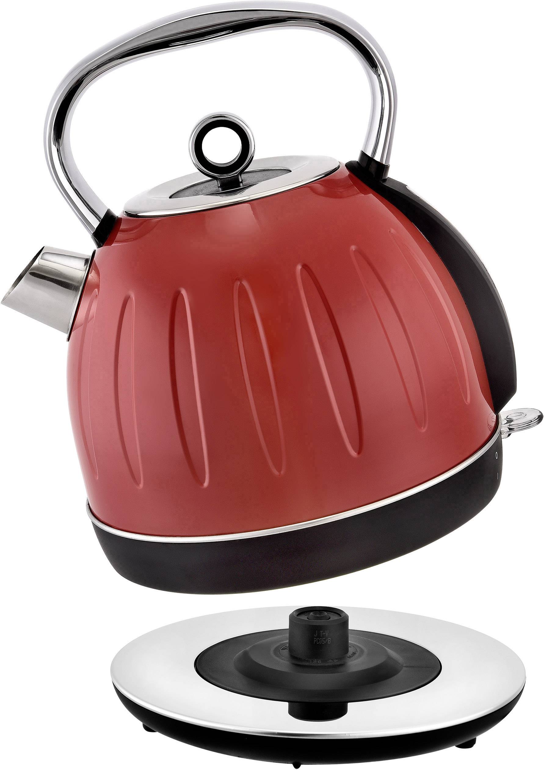 TKG Team Kalorik TKG JK 2500 R Retro Wasserkocher Rot