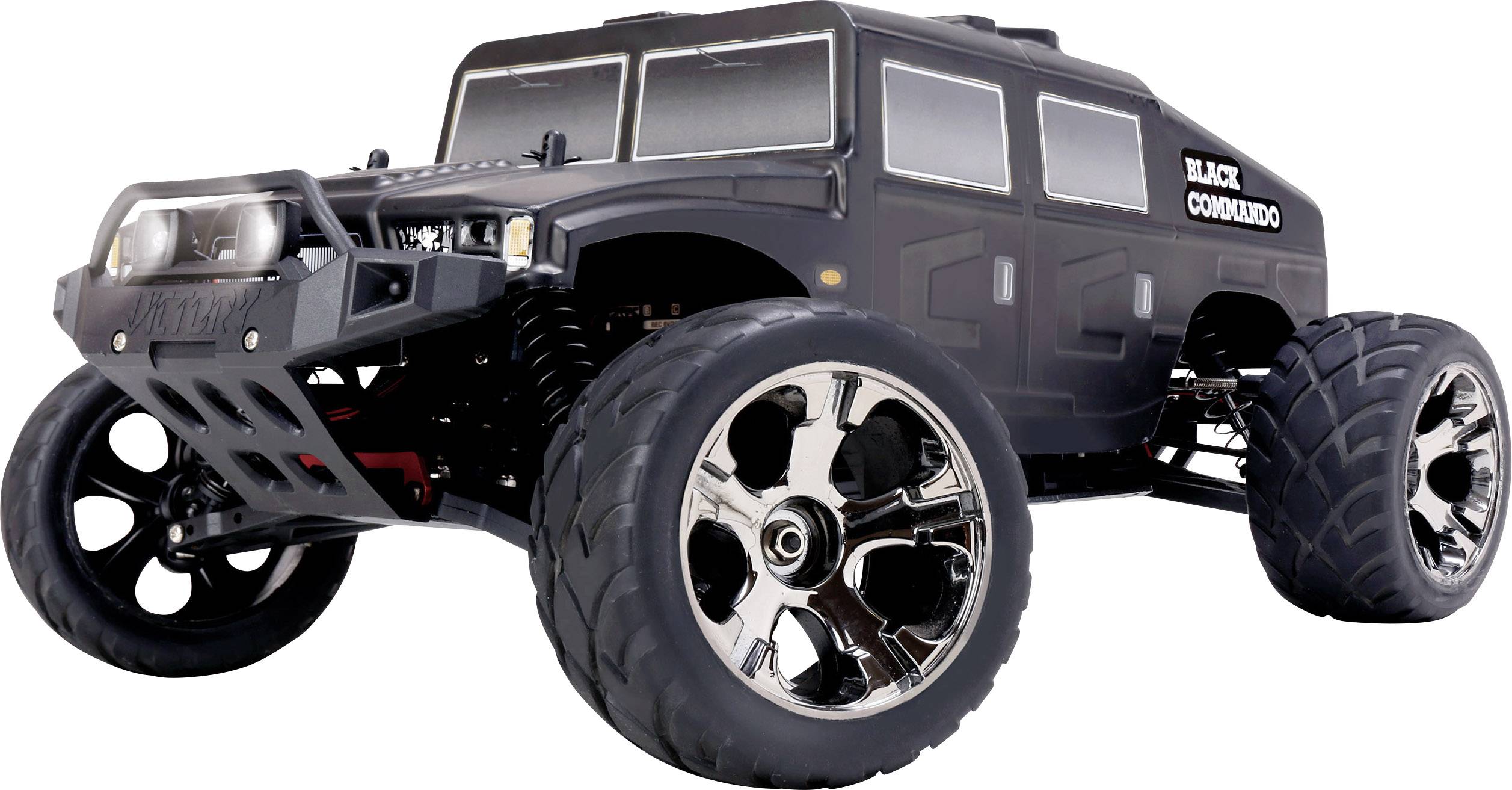 Reely Black Commando Brushless 1:10 RC Modellauto Elektro Truggy Allradantrieb (4WD) RtR 2,4GHz