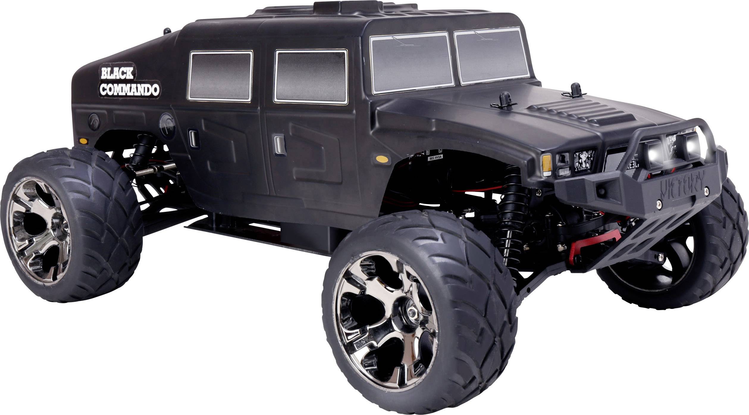 Reely Black Commando Brushless 1:10 RC Modellauto Elektro Truggy Allradantrieb (4WD) RtR 2,4GHz