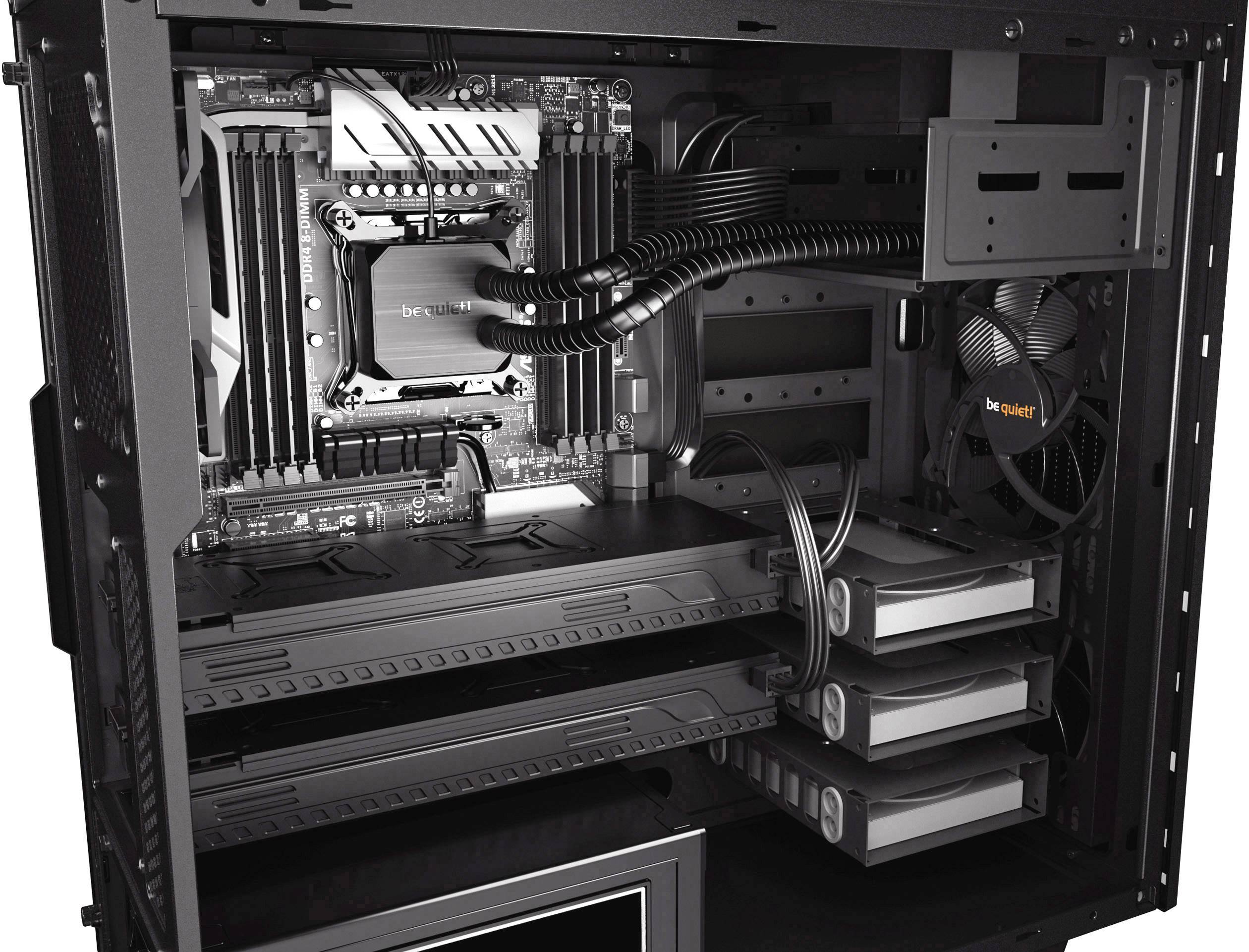 BeQuiet Pure Base 600 Midi-Tower PC-Gehäuse Silber