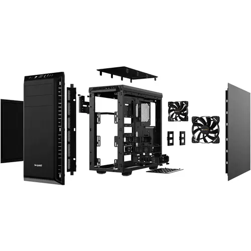 BeQuiet Pure Base 600 Midi-Tower PC-Gehäuse Schwarz BeQuiet Pure Base 600 Midi-Tower PC-Gehäuse Schwarz