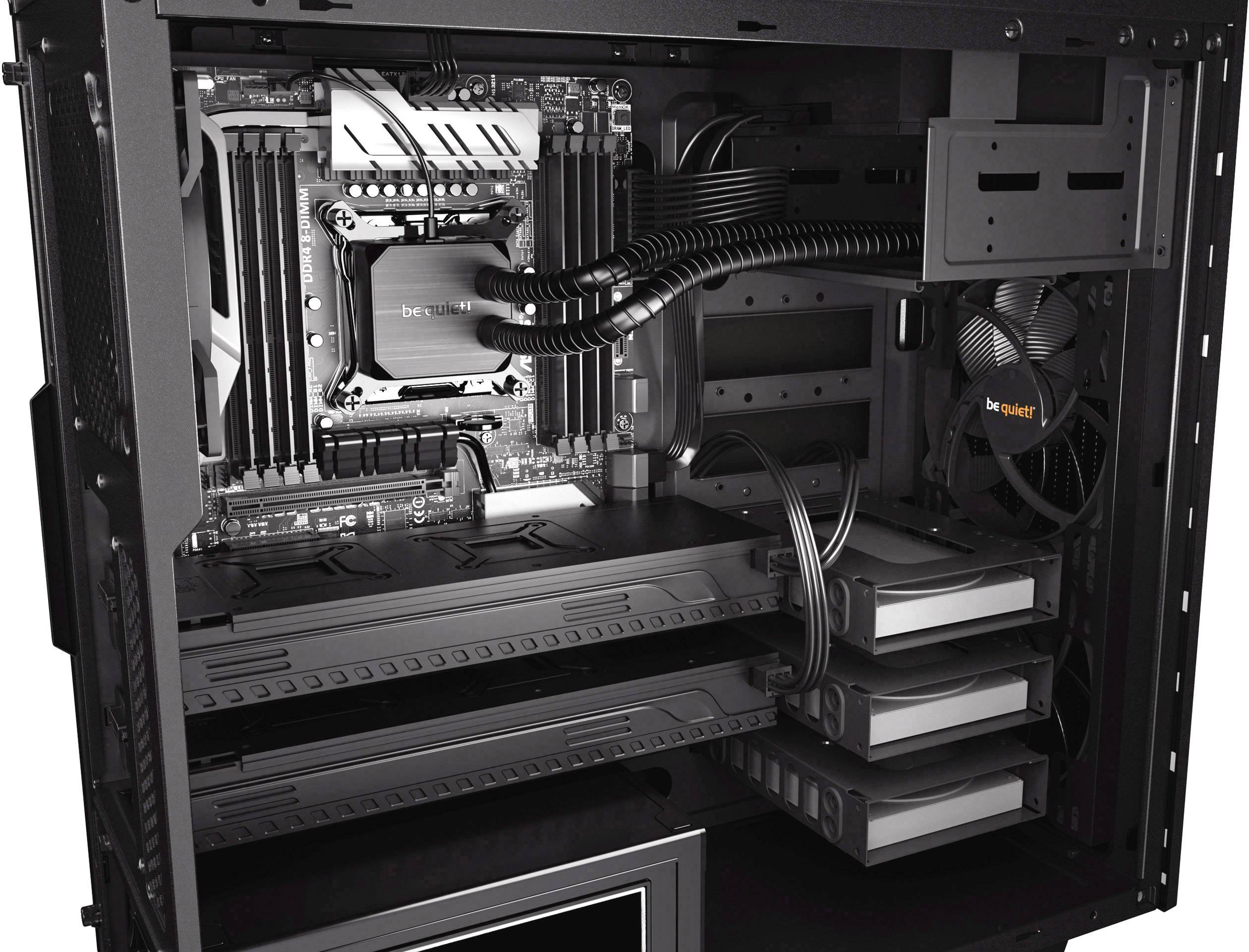 BeQuiet Pure Base 600 Midi-Tower PC-Gehäuse Schwarz