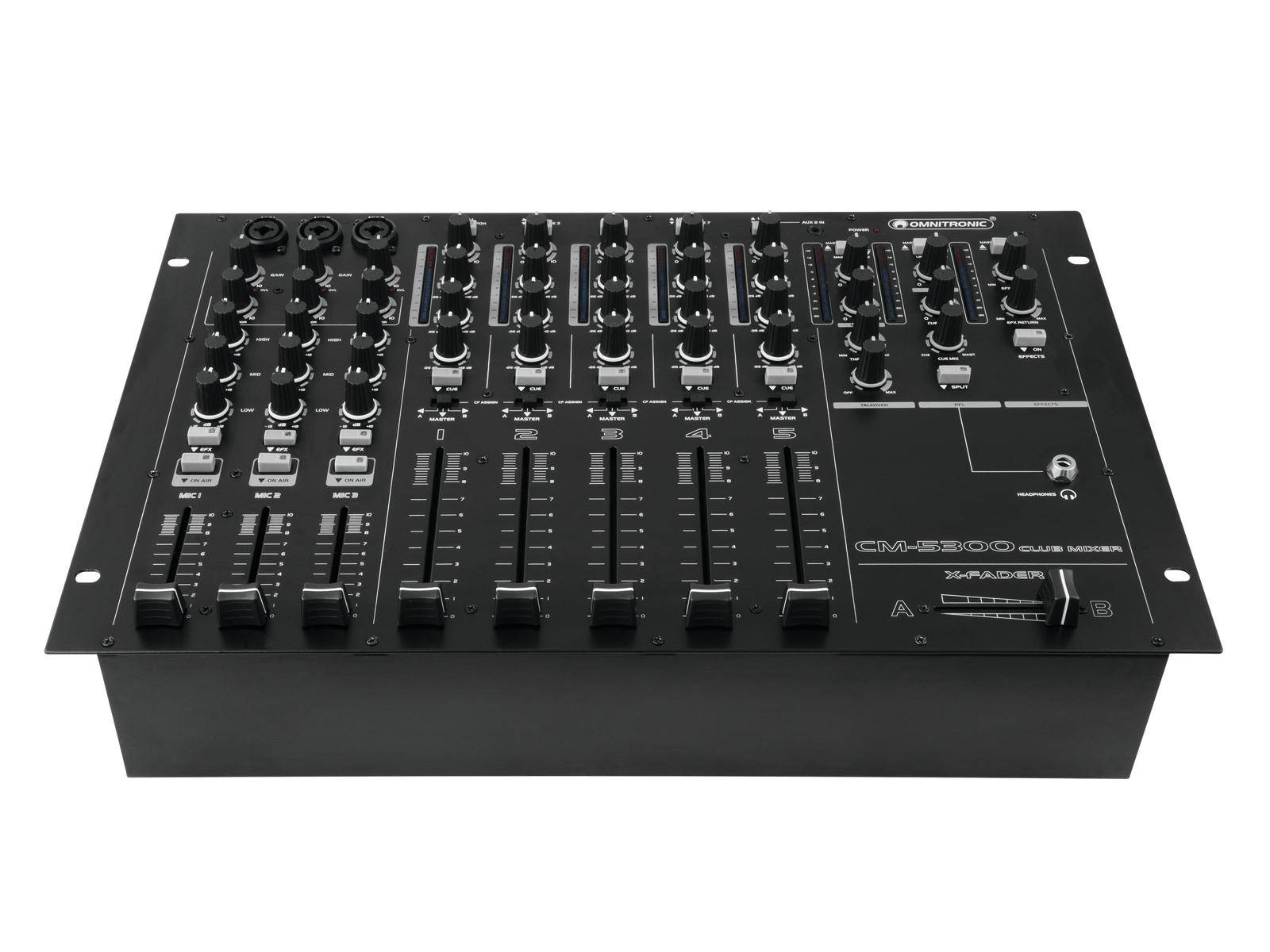 Omnitronic CM-5300 5-Kanal DJ Mixer