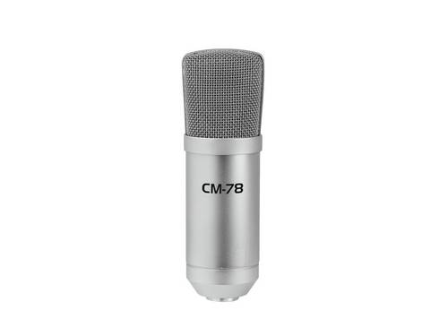 Omnitronic MIC CM-78 Studiomikrofon Übertragungsart:Kabelgebunden inkl. Koffer, inkl Spinne, inkl.