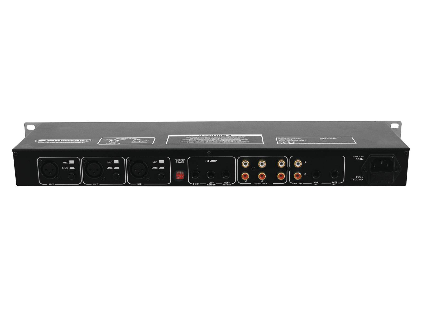 Omnitronic EM-260 Mikrofon-Mixer