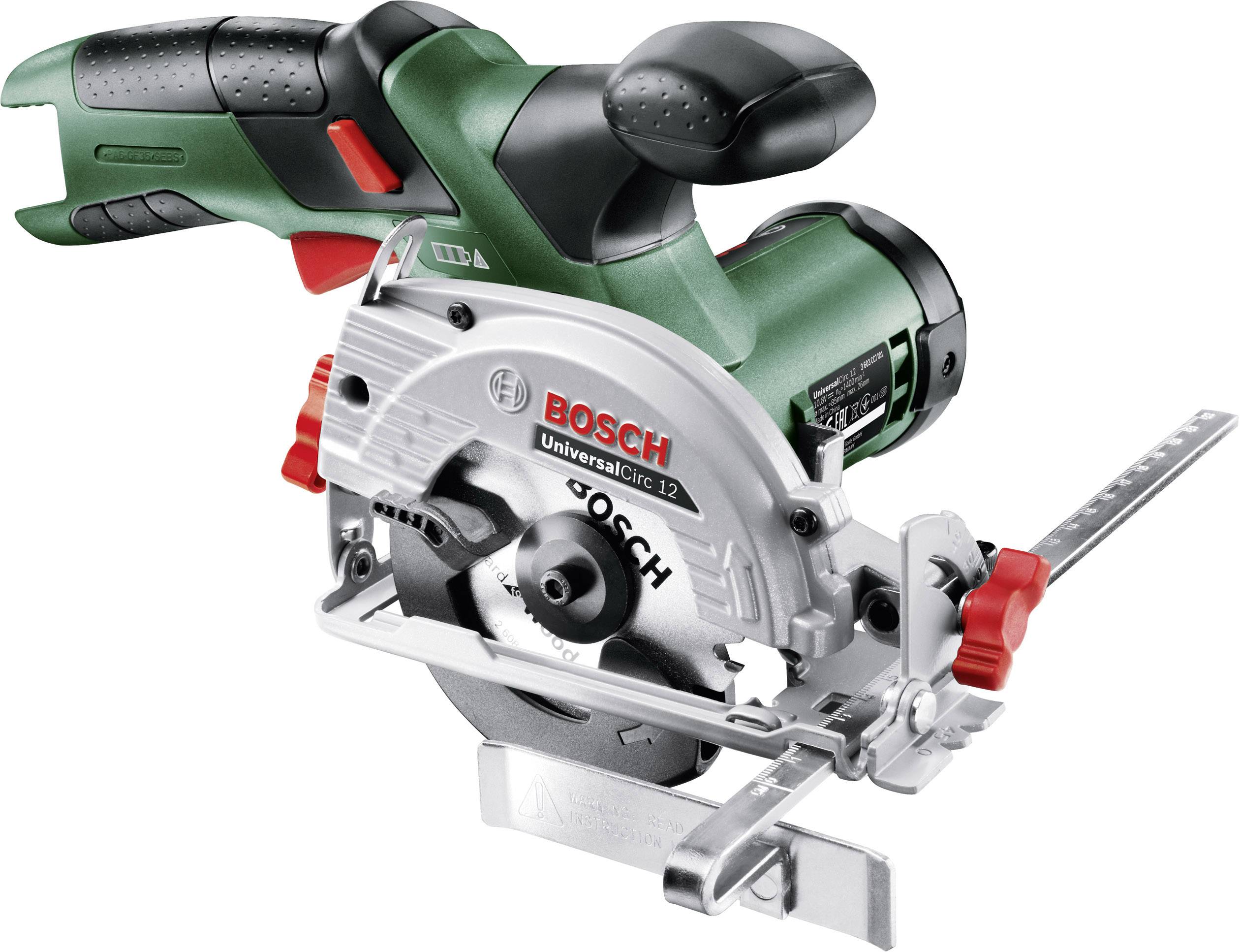 Bosch Home and Garden UniversalCirc 12 Akku-Handkreissäge Schnitttiefe max. (90°) 26mm ohne Akku 12V